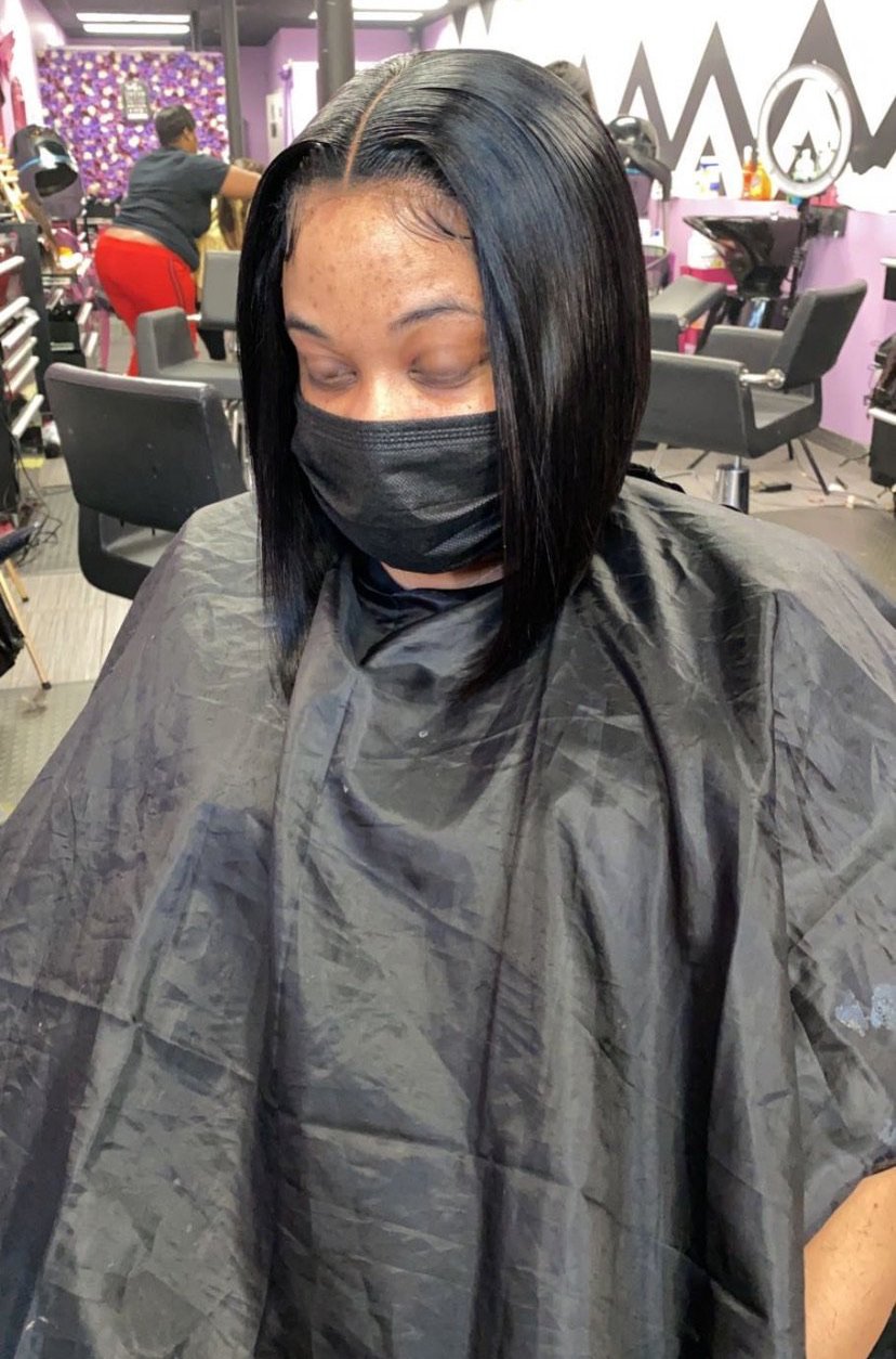 Lace front closure quick weave hotsell